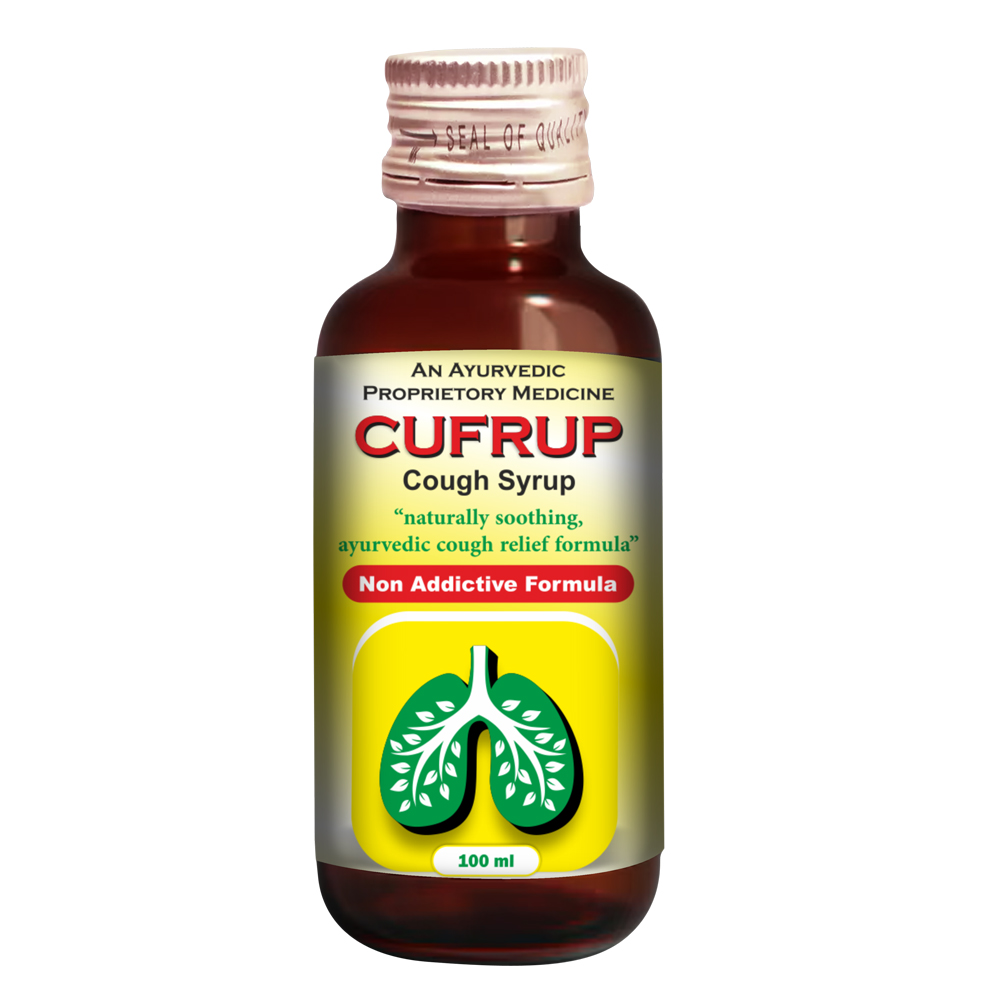 CUFRUP Syrup Natural Ayurvedic Relief from Cough - 100 ml - Image 2