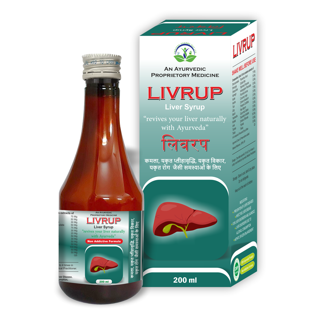 LIVRUP Syrup Ayurvedic Liver Tonic for Healthy Digestion - 200 ml